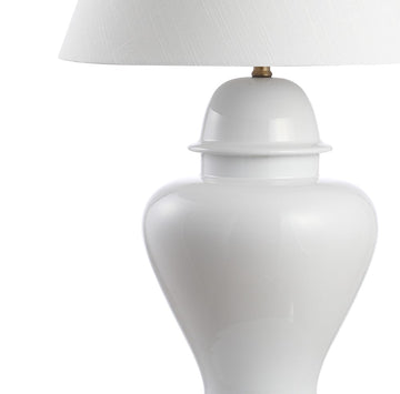 Sagwa 33" Ceramic/Iron Modern Classic LED Table Lamp - JONATHAN Y